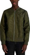 KARL LAGERFELD Camo Bomber Jacket