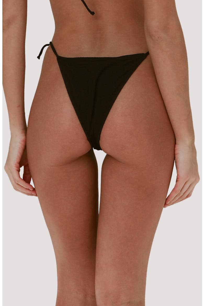 Palma Cheeky Side Tie Bikini Bottoms, Alternate, color, STONE RIPPLE