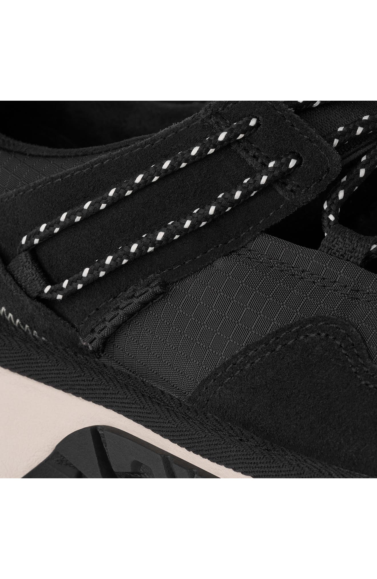 Retrofi Lace-Up Ballet Sneaker, Alternate, color, BLACK