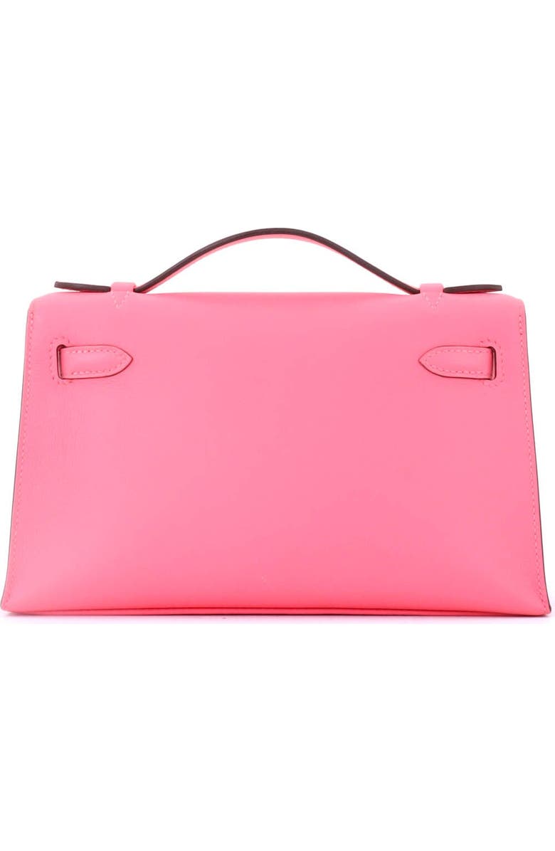 Pre-Owned Hermes Kelly Pochette Swift, Alternate, color, Rose Azalee