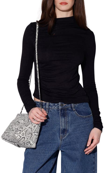 Celia Ruched Long Sleeve Top