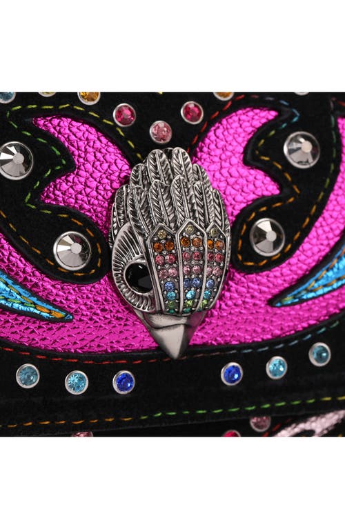Kurt Geiger London Shoreditch Western Leather Crossbody Bag In Multi