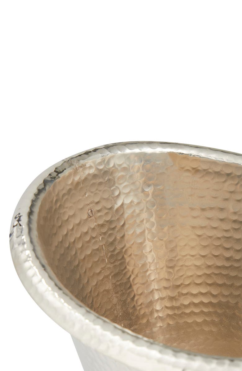 Novogratz Silvertone Aluminum Traditional Ice Bucket, Alternate, color,