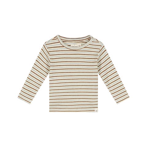 Striped Ribbed Long Sleeve Tee (baby)