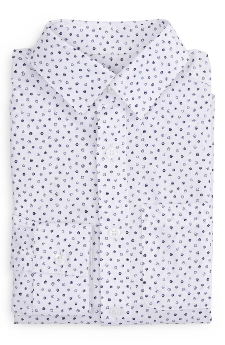 Appaman Kids' The Standard Print Cotton Button-Up Shirt, Main, color,