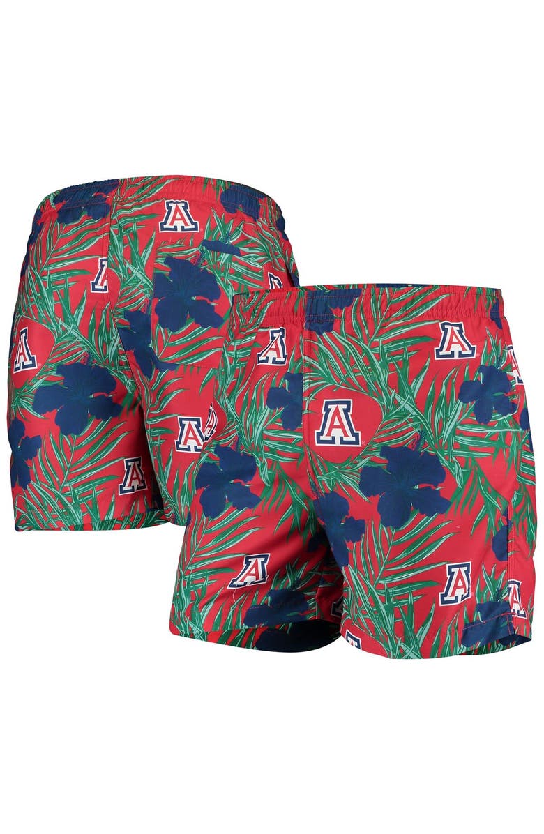 FOCO Men's Red Arizona Wildcats Swimming Trunks, Main, color, 