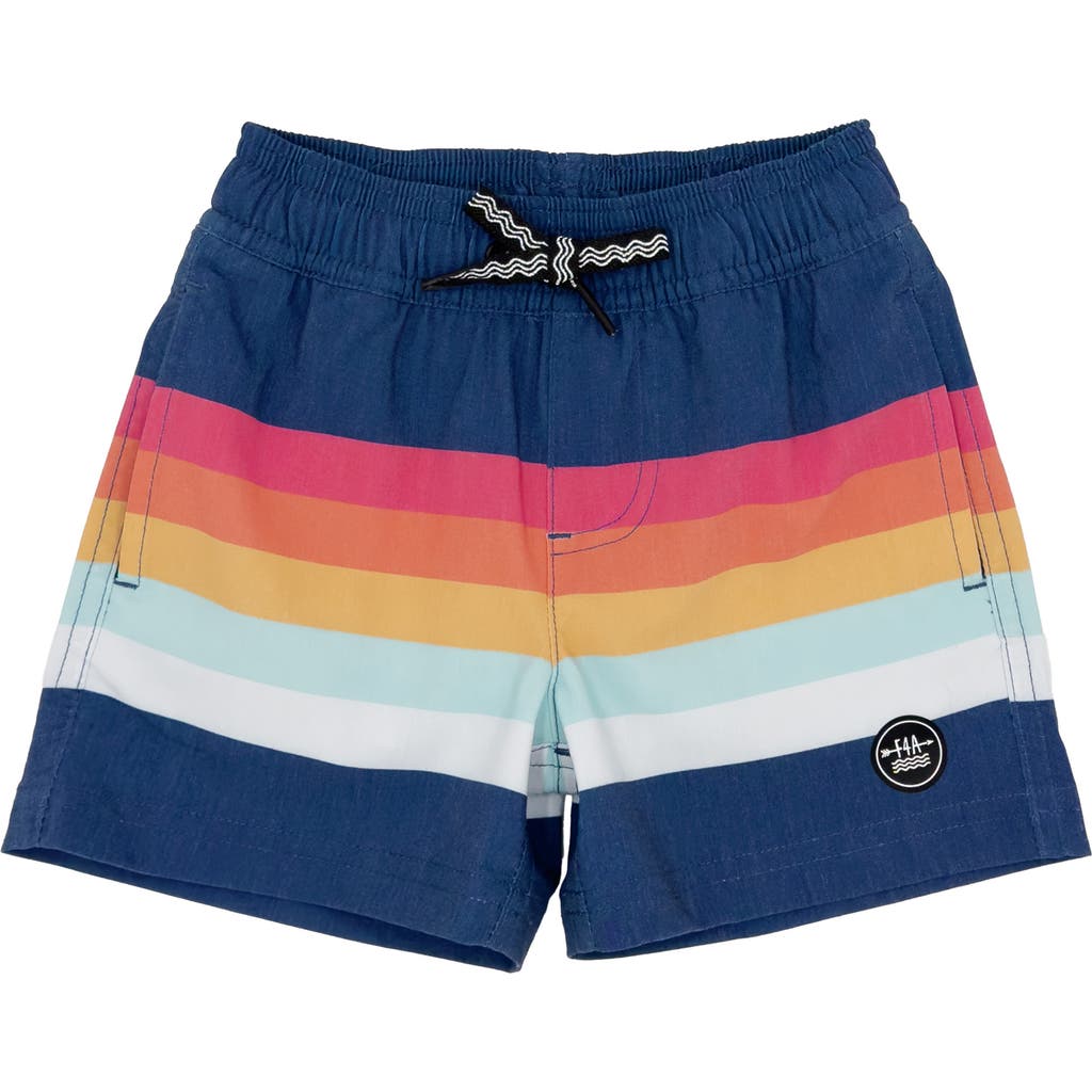 FEATHER 4 ARROW FEATHER 4 ARROW VINTAGE STRIPE VOLLEY SWIM TRUNKS
