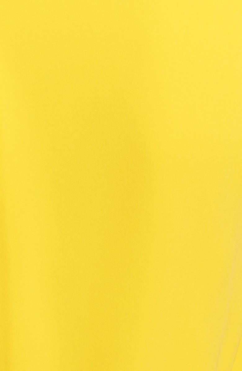 St. John Collection Bateau Neck Luxe Crepe Blouson Dress, Alternate, color, 