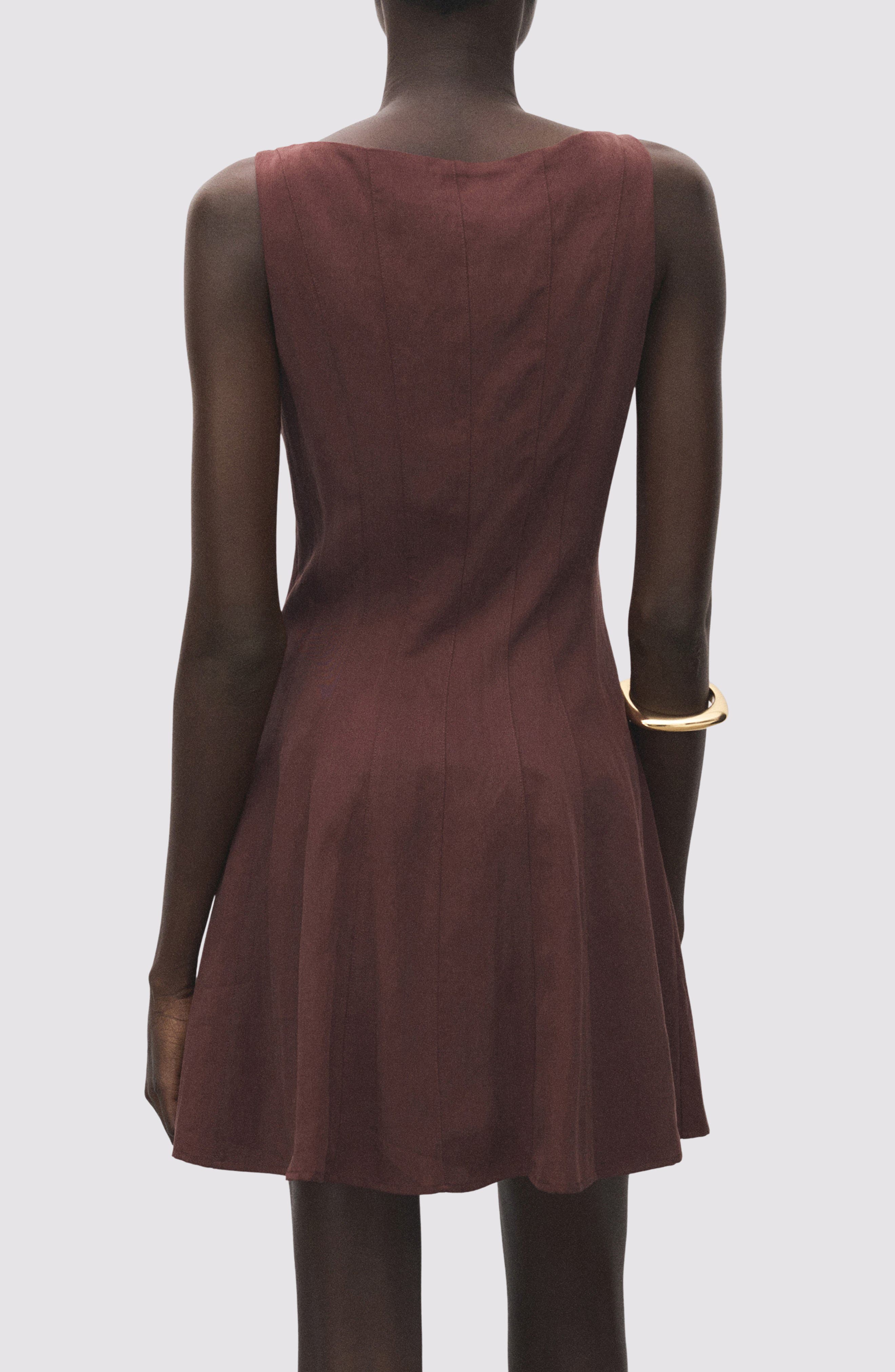 Paneled Minidress - image 2