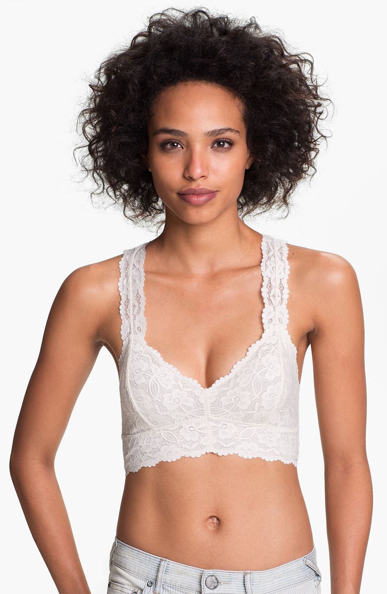 Free People Racerback Galloon Lace Bralette, Alternate, color, 