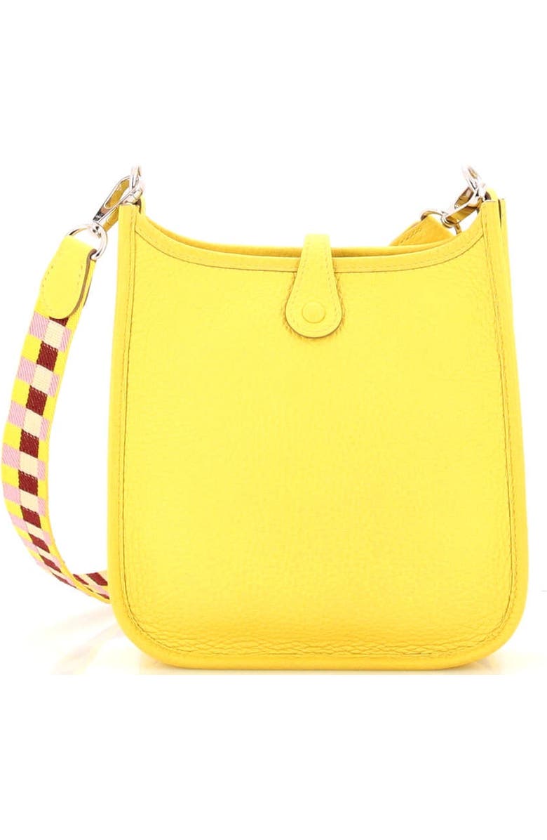 Pre-Owned Hermes Evelyne Bag Gen III Clemence TPM, Alternate, color, Lime