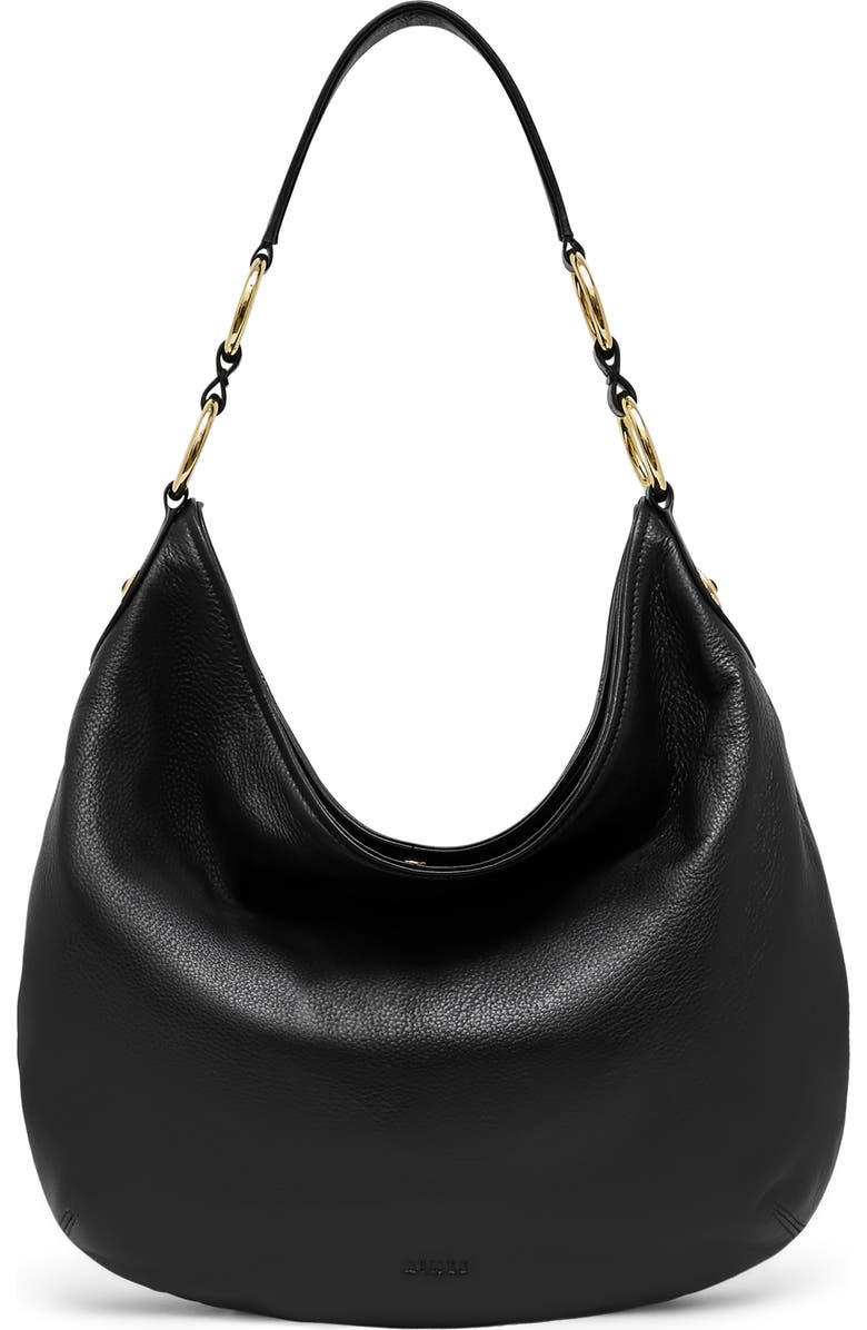 AIMEE Roma Hobo Bag, Main, color, Black