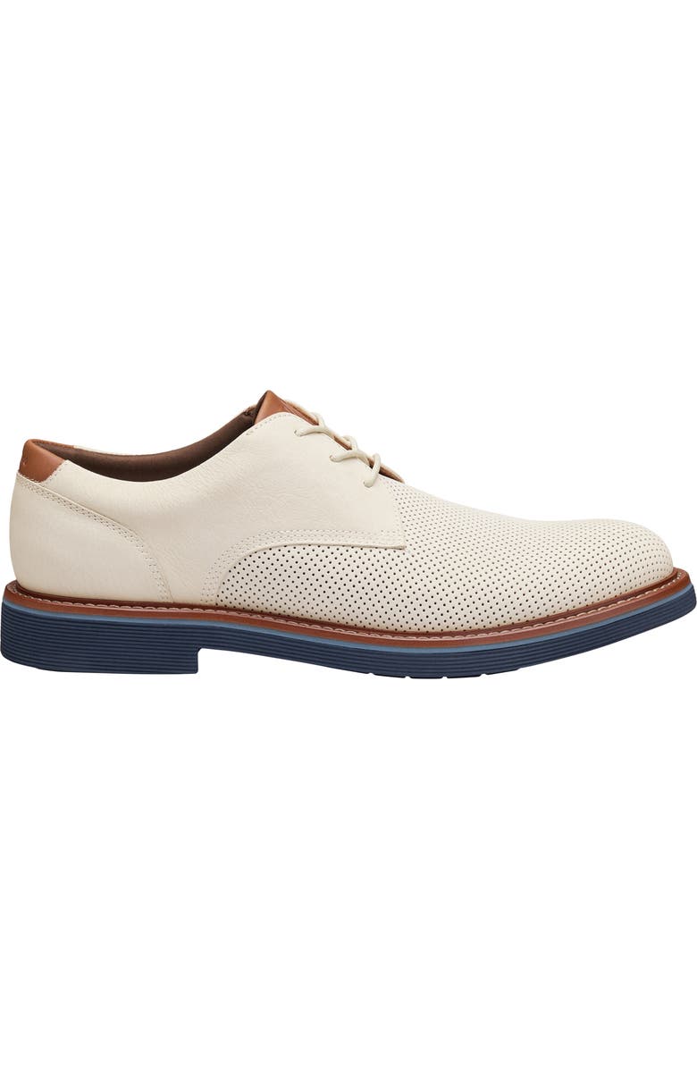 Johnston & Murphy Tyson Perforated Plain Toe Derby, Alternate, color,