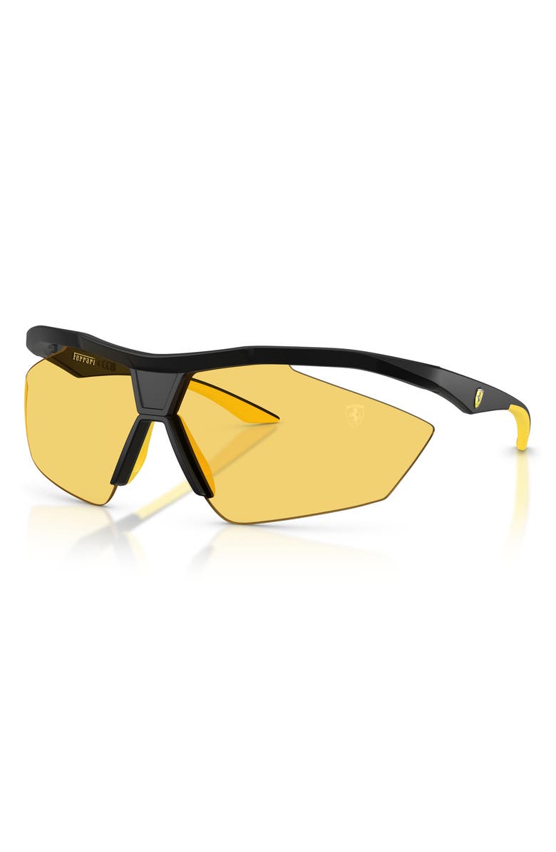 Scuderia Ferrari 81mm Semi Rimless Irregular Sunglasses, Alternate, color, 