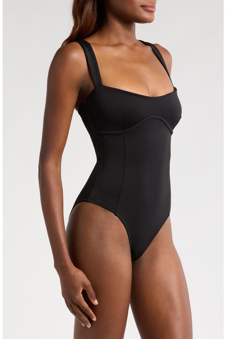 Compression One-Piece Swimsuit, Alternate, color, BLACK001
