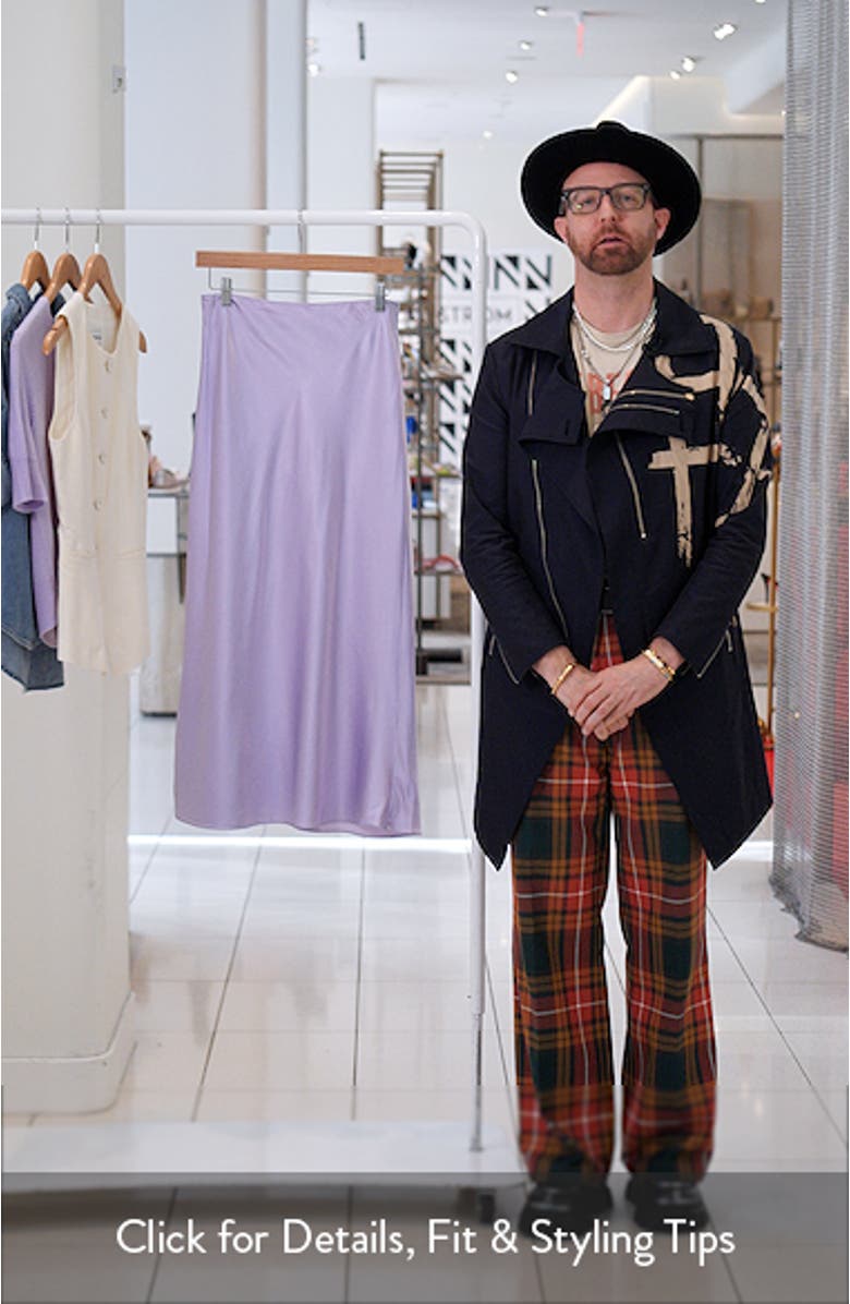 Clover Silk Blend Skirt, sales video thumbnail