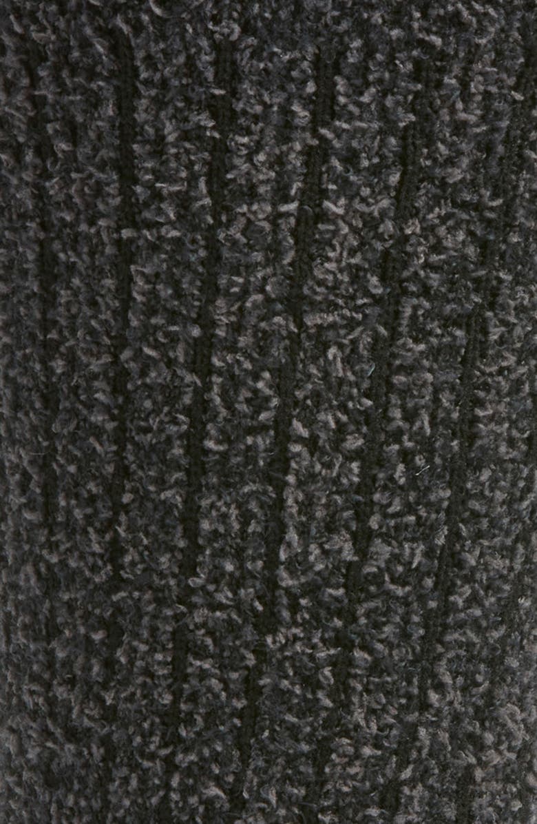 Barefoot Dreams<sup>®</sup> CozyChic<sup>®</sup> Ribbed Socks, Alternate, color, Heather Carbon-Black