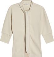 Lemaire Ascot Rib Stretch Cotton & Linen T-Shirt