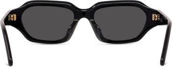 Slim 51mm Rectangular Sunglasses