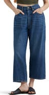 Lee Button Fly High Waist Loose Fit Ankle Jeans