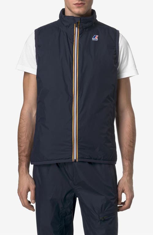K-Way Le Vrai 4.0 Rouland Warm Water Repellent Vest in Blue Depth 