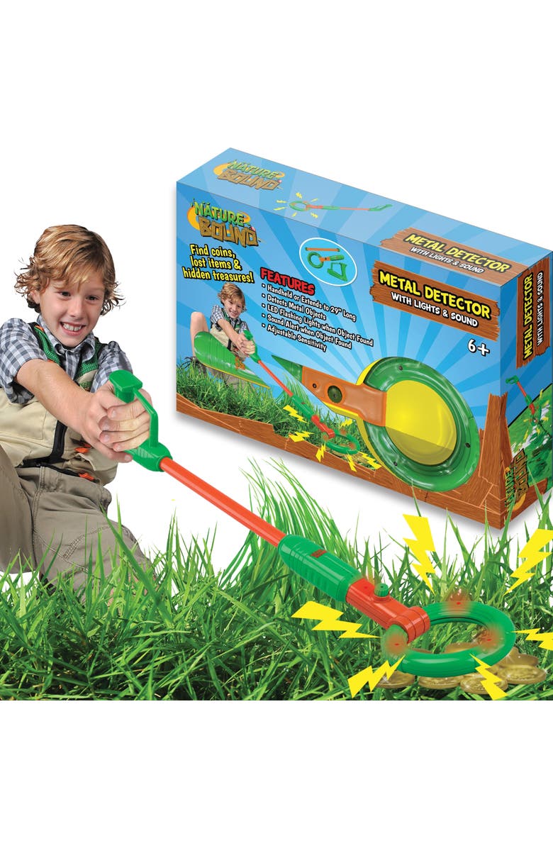 Nature Bound Metal Detector, Greenorange Toy Treasure Finder For Kids 6+, Alternate, color, 