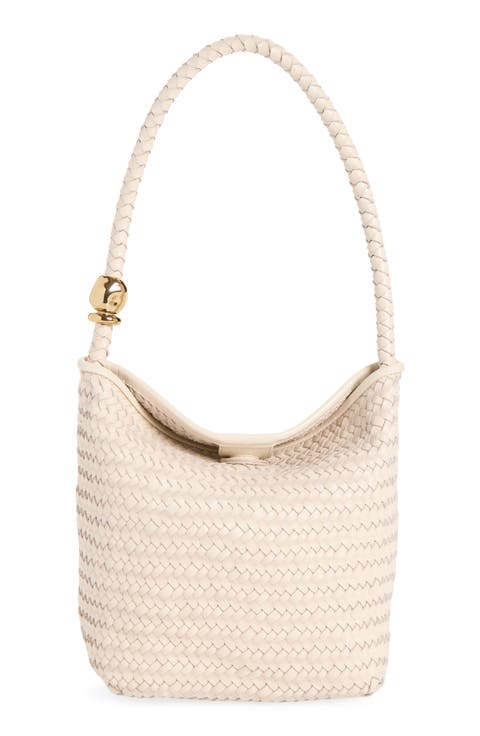 The Signature Woven Raffia Shoulder Bag