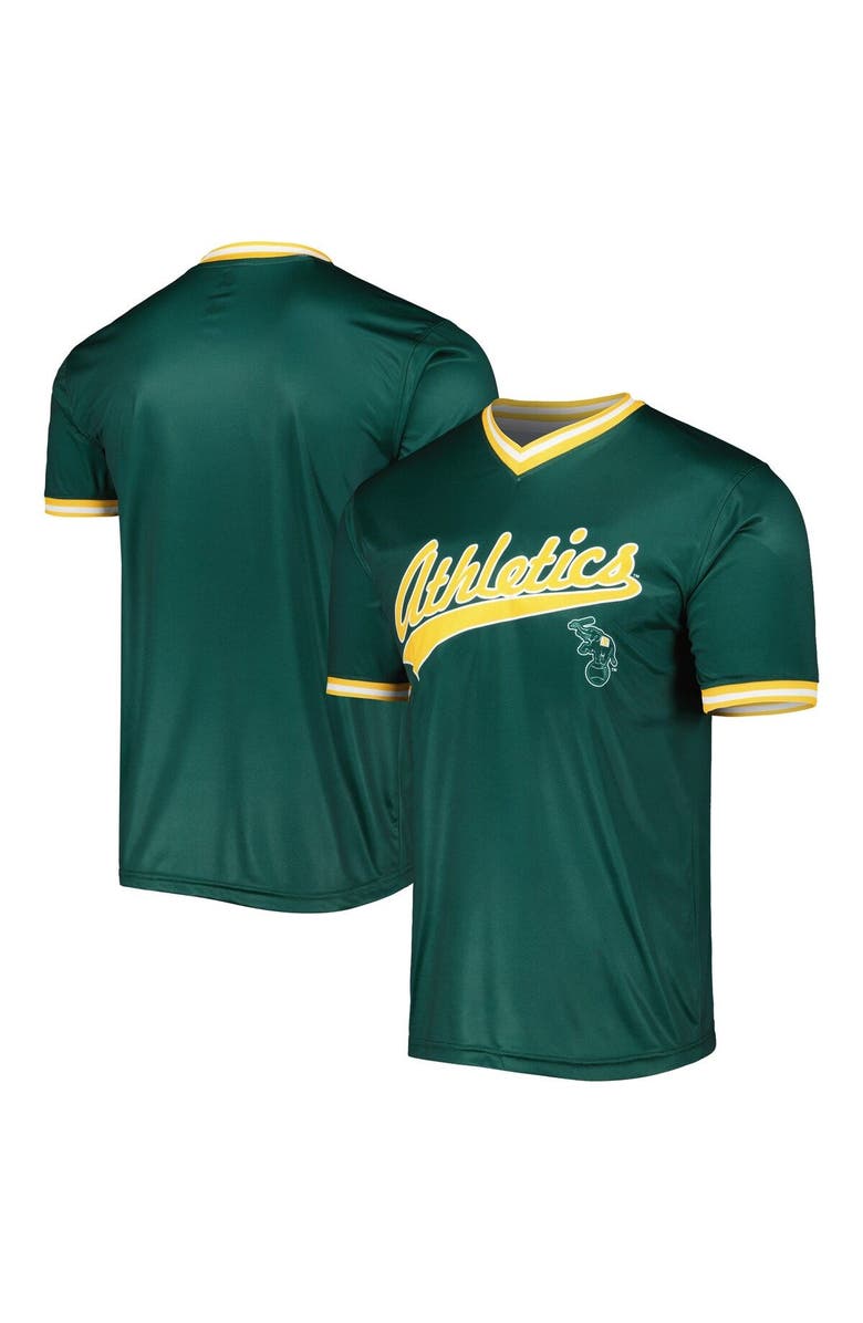 STITCHES Men's Stitches Kelly Green Oakland Athletics Cooperstown Collection Team Jersey, Alternate, color, Kelly Green