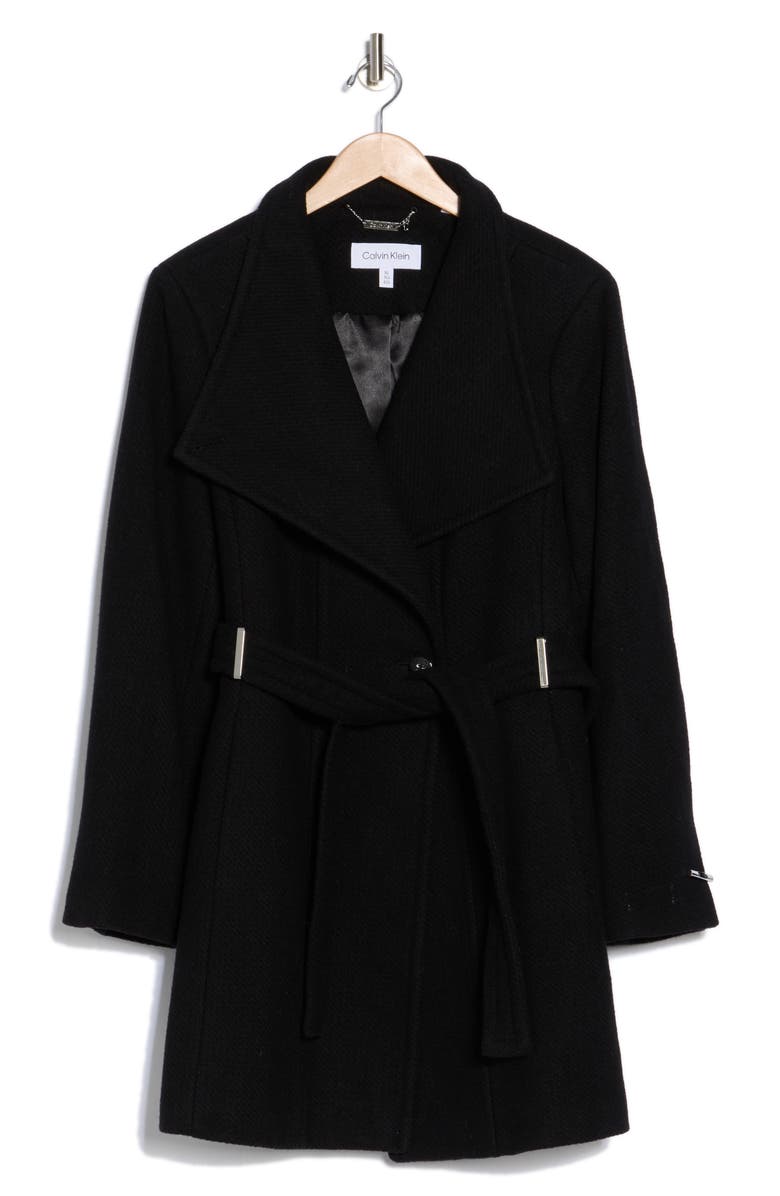 Calvin Klein Belted Coat, Alternate, color,