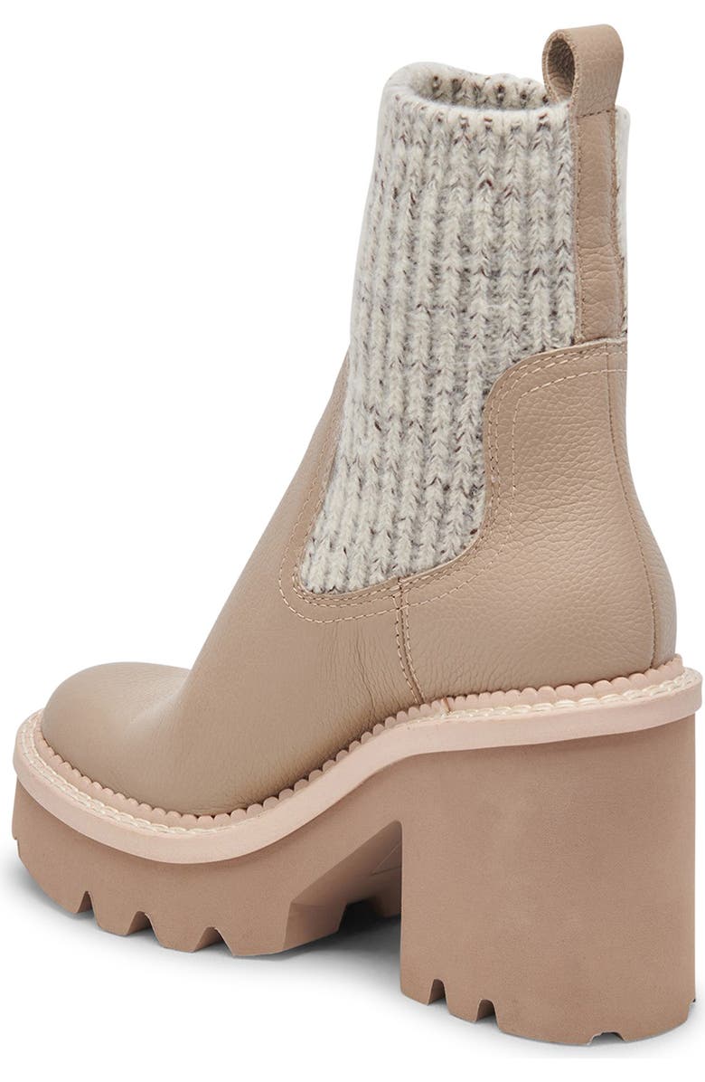 Dolce Vita Drago Platform Boot, Alternate, color, Taupe Leather