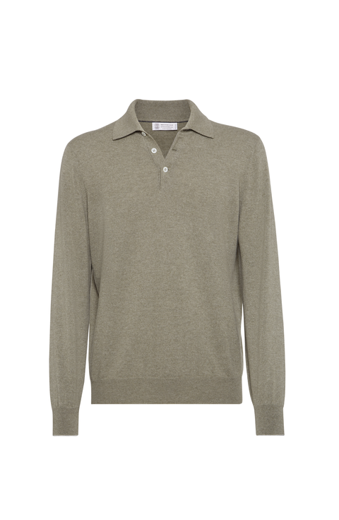Polo-style sweater