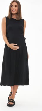 Ripe Maternity Carol Rib A-line Dress