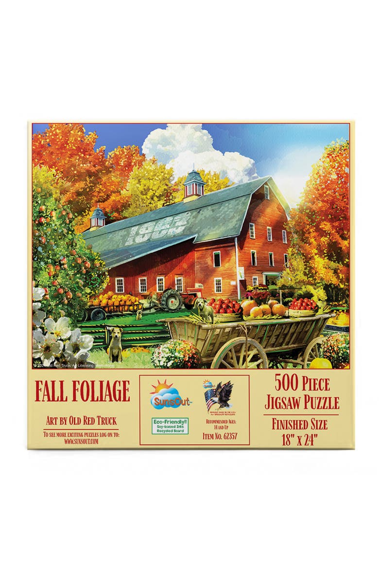 Fall Foliage 500 piece Jigsaw Puzzle for Adults, Alternate, color, Multicolor