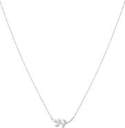 Bearfruit Jewelry Sterling Silver 18k Gold Plated Olivia Necklace Everyday Trendy Sparkle