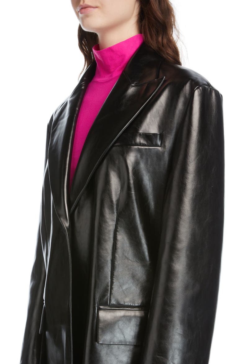 Lepage Leather Suit Jacket, Alternate, color, BLACK