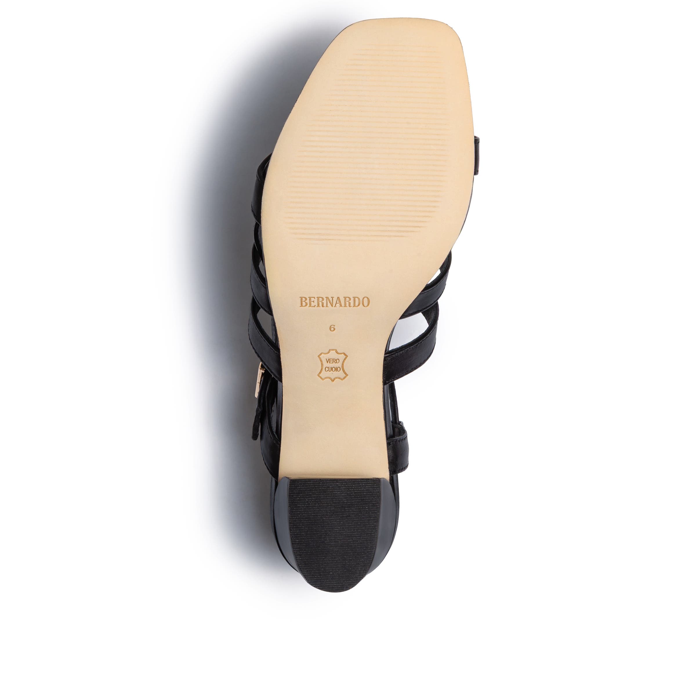 Bernardo Footwear Novi Heeled Sandal, Alternate, color, Black