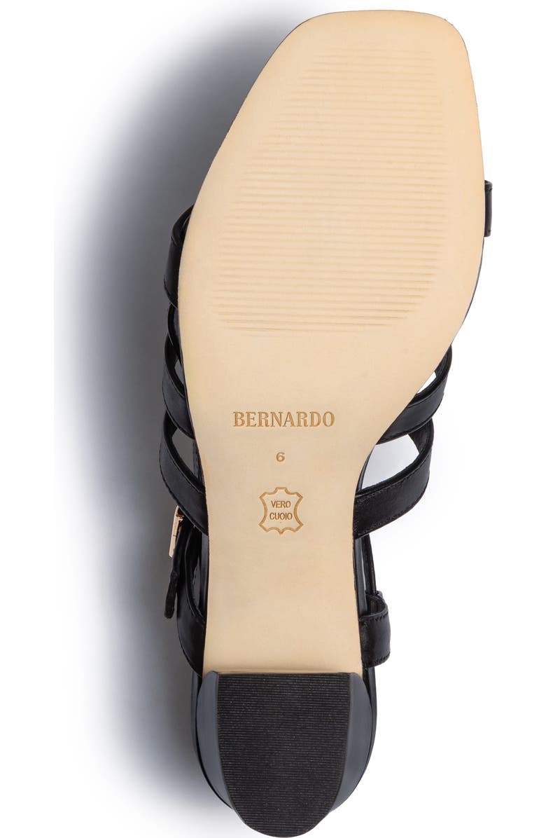 Bernardo Footwear Novi Heeled Sandal, Alternate, color, Black