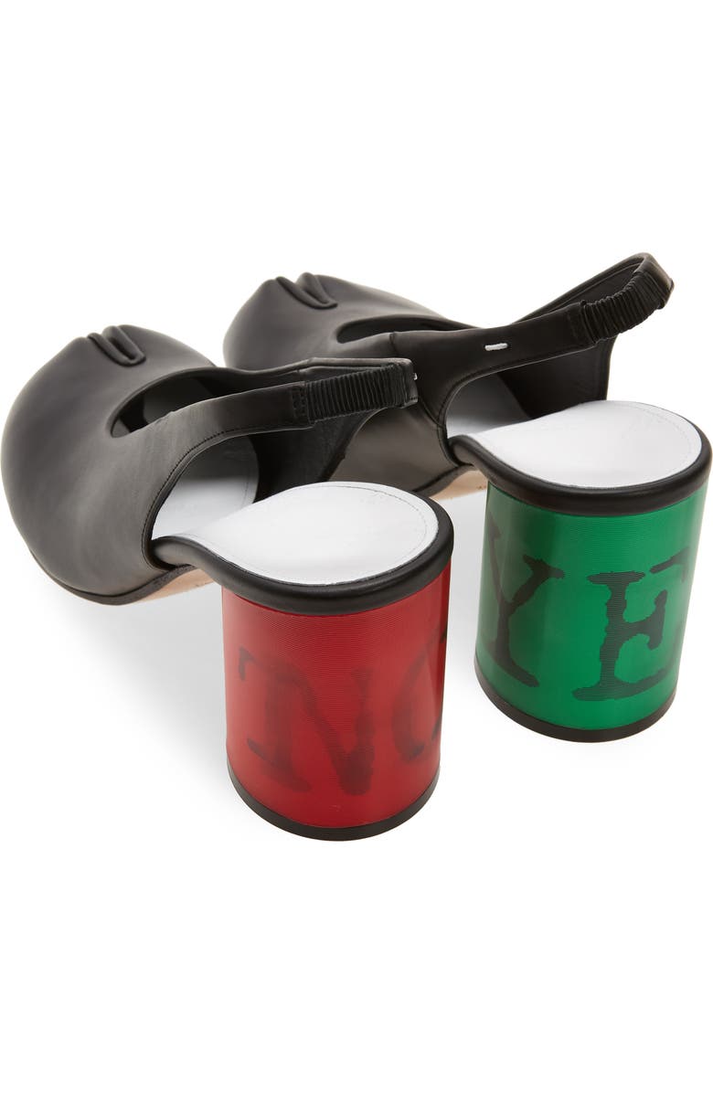 Maison Margiela Tabi Slingback Pump, Alternate, color,