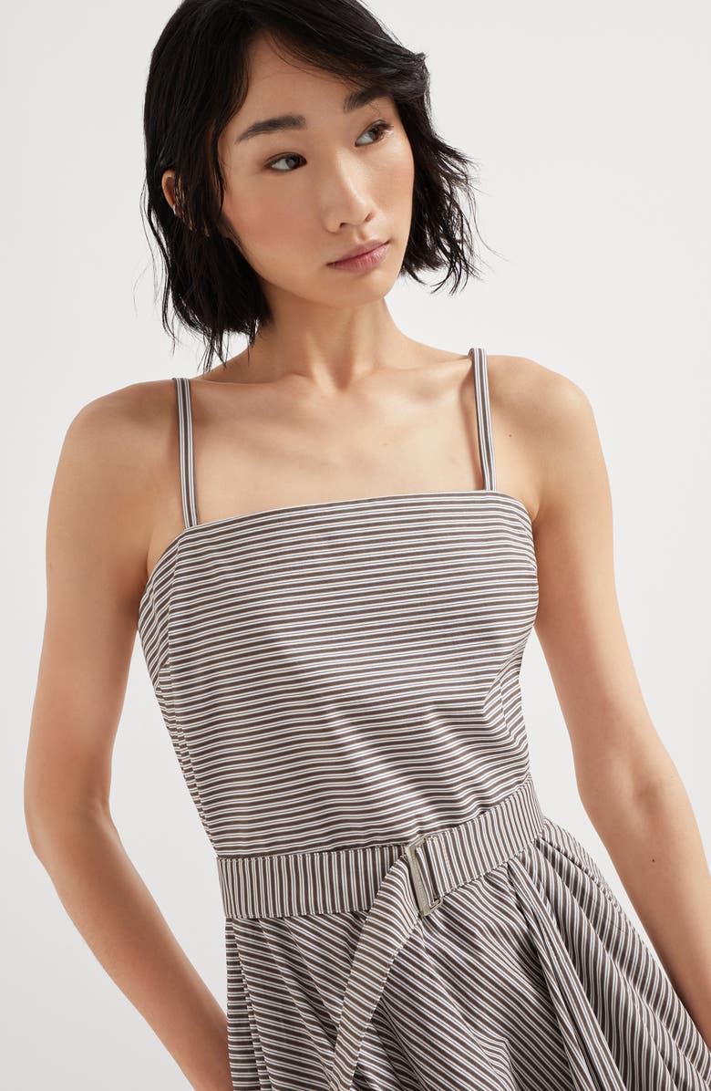 Brunello Cucinelli Bubble Hem dress, Alternate, color, 