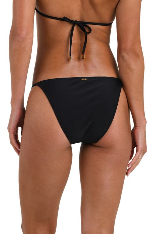 L Agence L'agence Violet Bikini Bottoms In Black