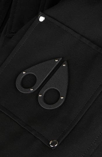 Original Genuine Shearling Trim Water & Wind Resistant 650 Fill Power Down Ballistic Bomber Jacket