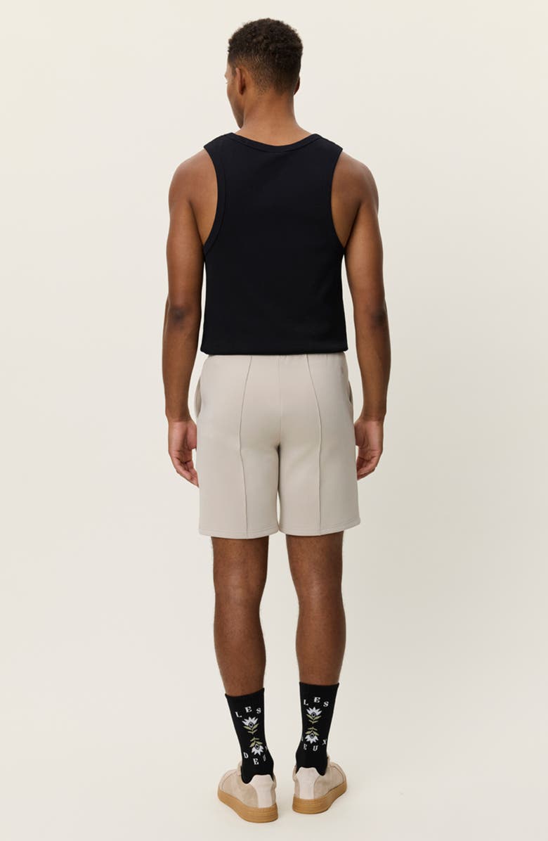 Les Deux Ballier Crew Track Shorts, Alternate, color, Light Sand