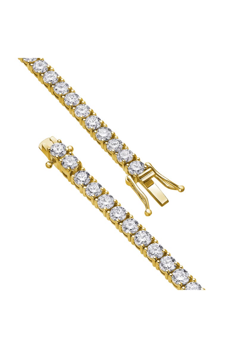 Eros 10K Yellow Gold Lab Grown Diamond Tennis Bracelet - 4.2mm, Alternate, color, 10K Yellow Gold