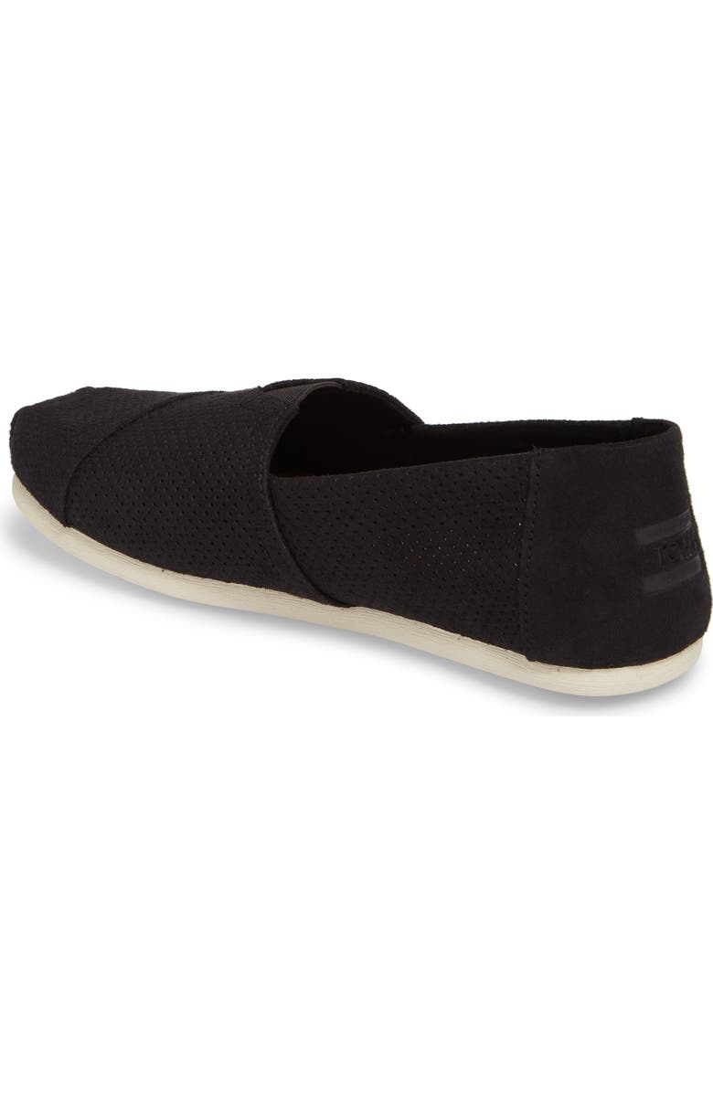 TOMS Alpargata Perforated Slip-On, Alternate, color,