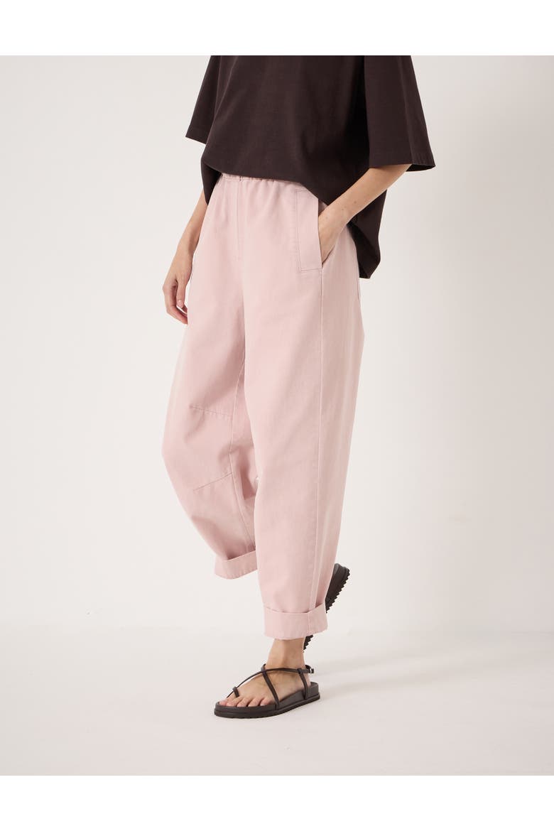 Jack Barrel Leg Pull On Trouser, Alternate, color, Pale Pink