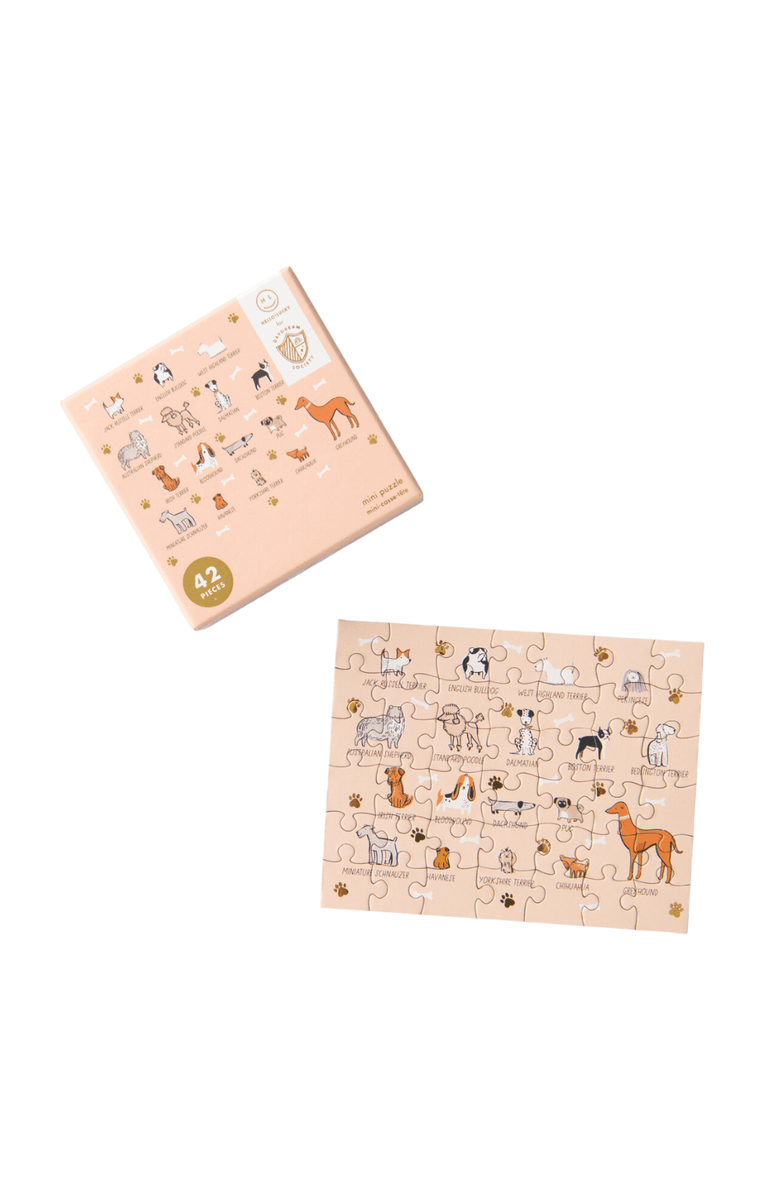Daydream Society Bow Wow Breeds Mini Puzzle, Alternate, color, Assorted Pre-Pack