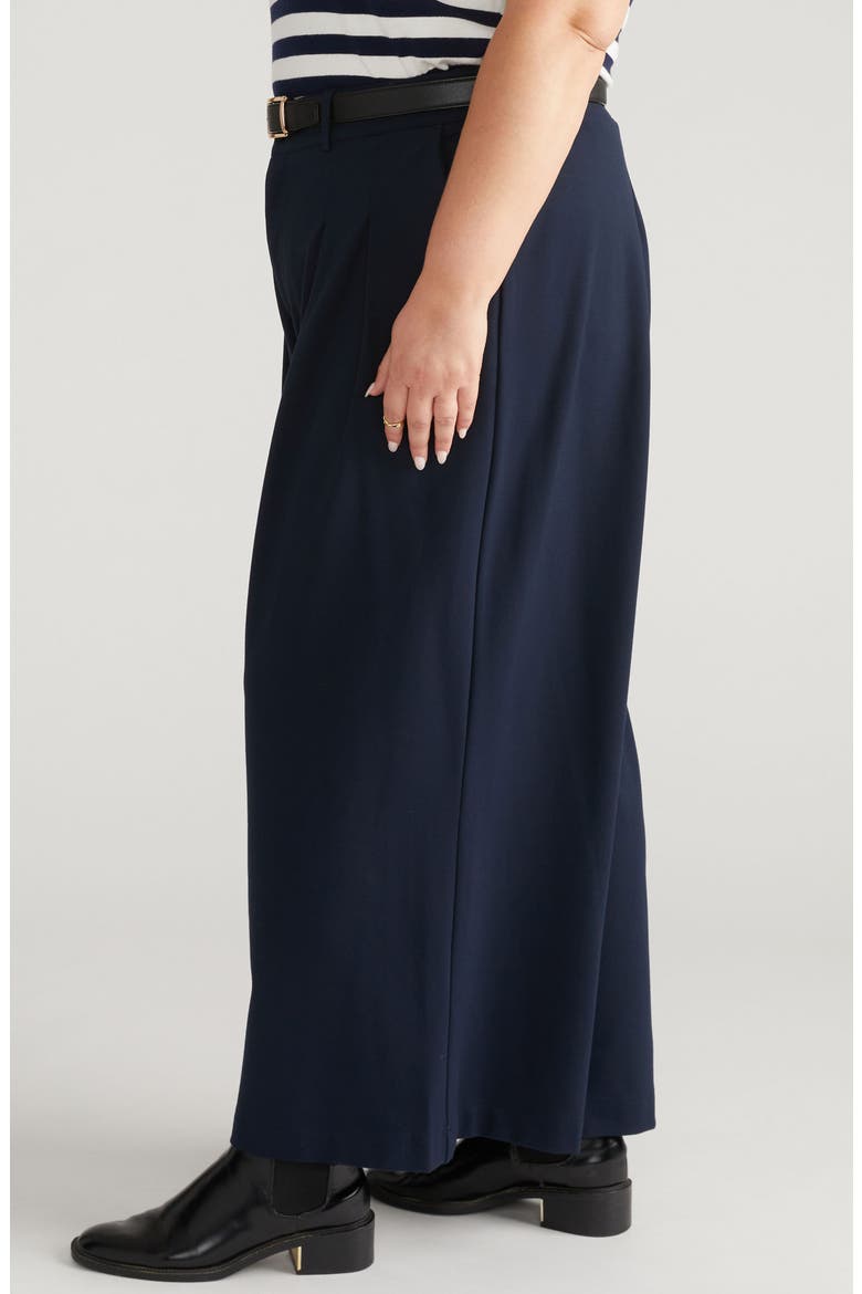 Palais Ponte Wide Leg Pants, Alternate, color, NAVY