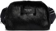 Kate Spade New York puffed faux fur crossbody bag