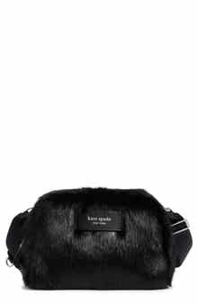 Kate Spade New York puffed faux fur crossbody bag