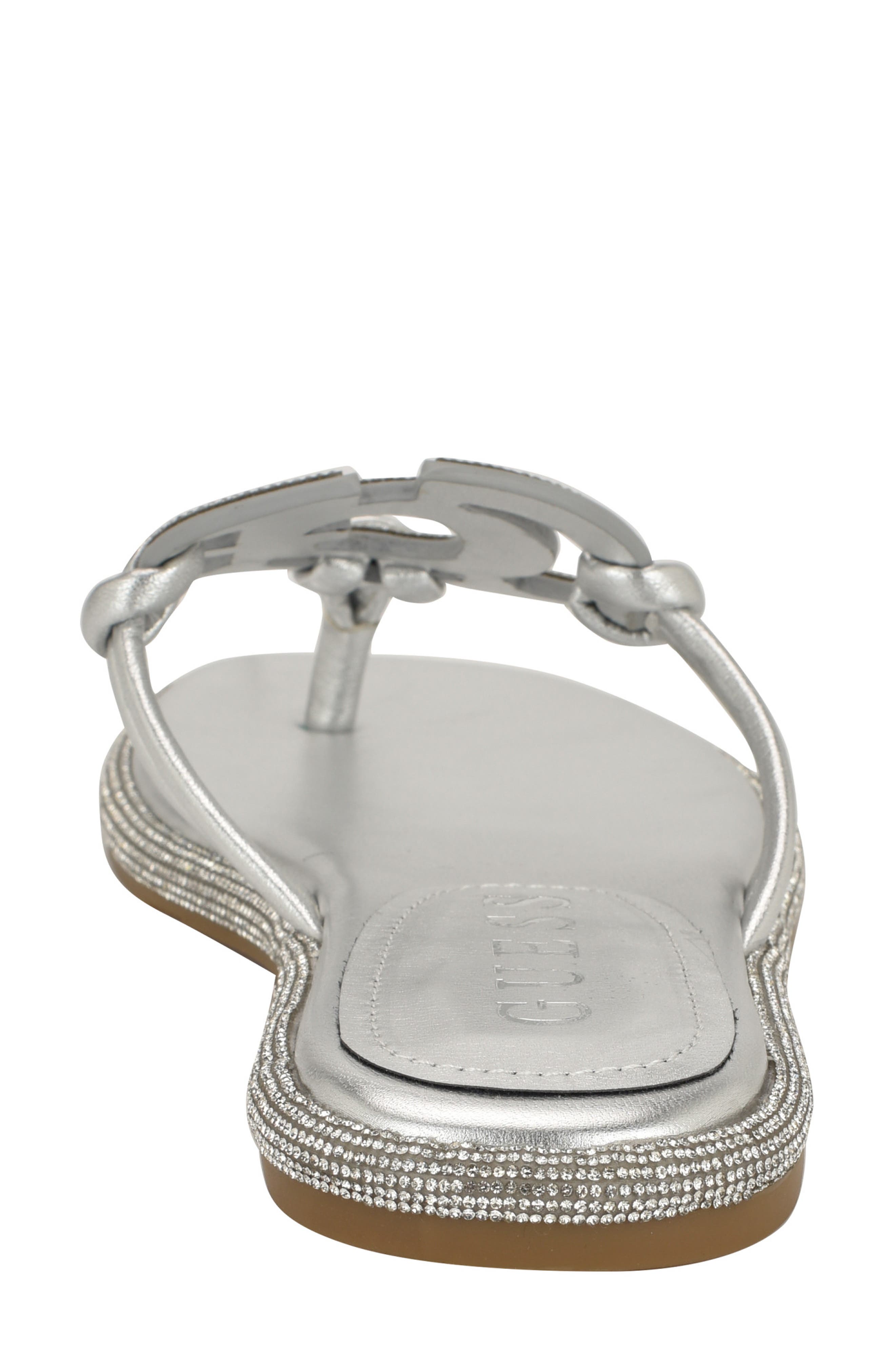 GUESS Saima Sandal, Alternate, color, Silver
